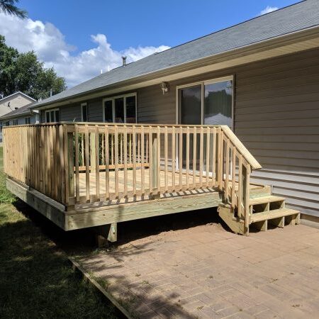 A Newly Installed Deck